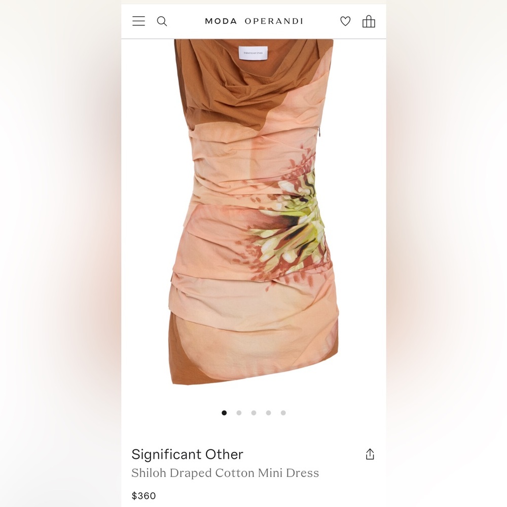 Significant Other Floral Dress